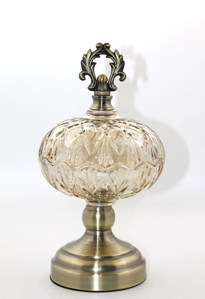 Kapaklı Cam Şekerlik Model 1