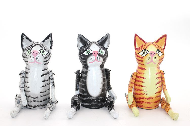 Ahşap Sallanan Kedi