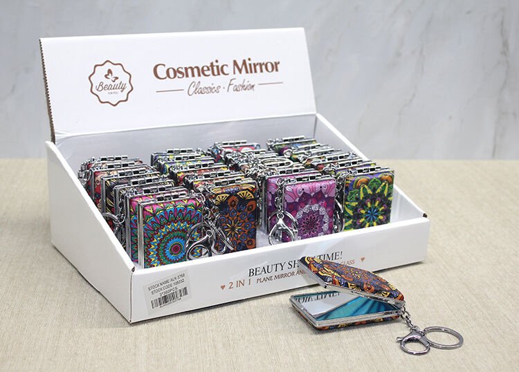 Taşlı El Aynası Anahtarlık Model 3