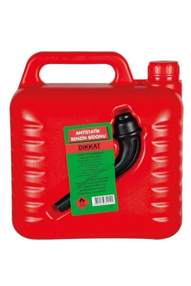Benzin Bidonu 5 Litre Gagalı