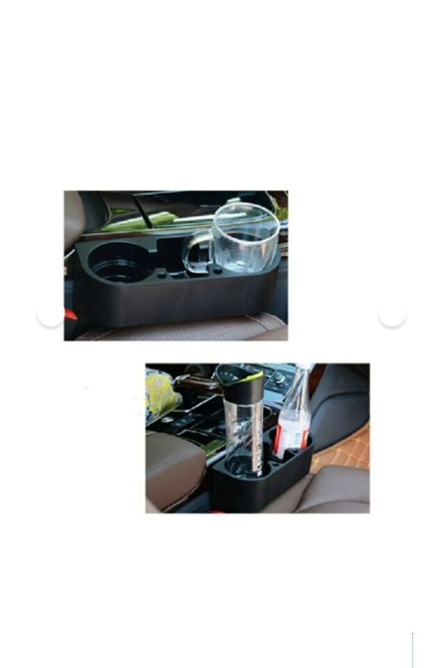 Universal Siyah Araç Içi Koltuk Arası Ve Başlık Bardak Tutucu Bardaklık