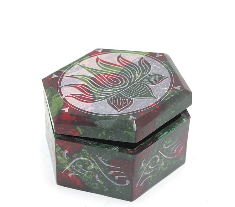 Obsidian Taşı Kutu Model 4