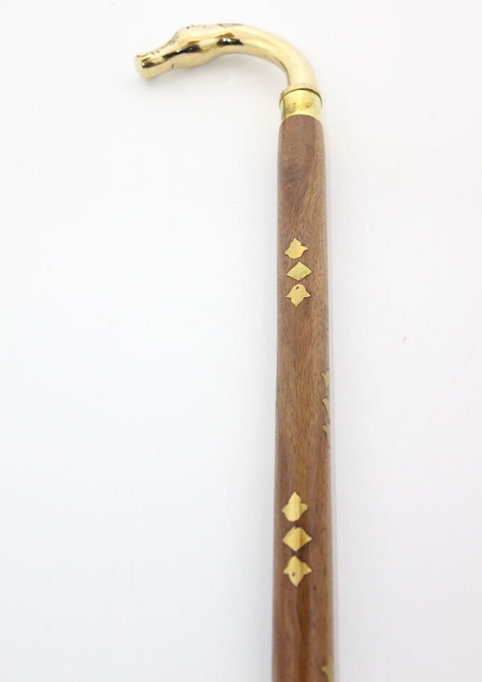 Pirinç At Büstü Baston Model 2