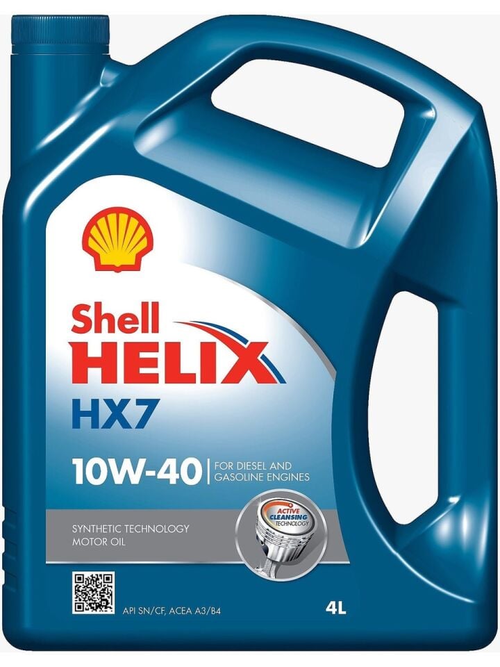 Shell Helix HX7 10W-40 4 Litre Motor Yağı
