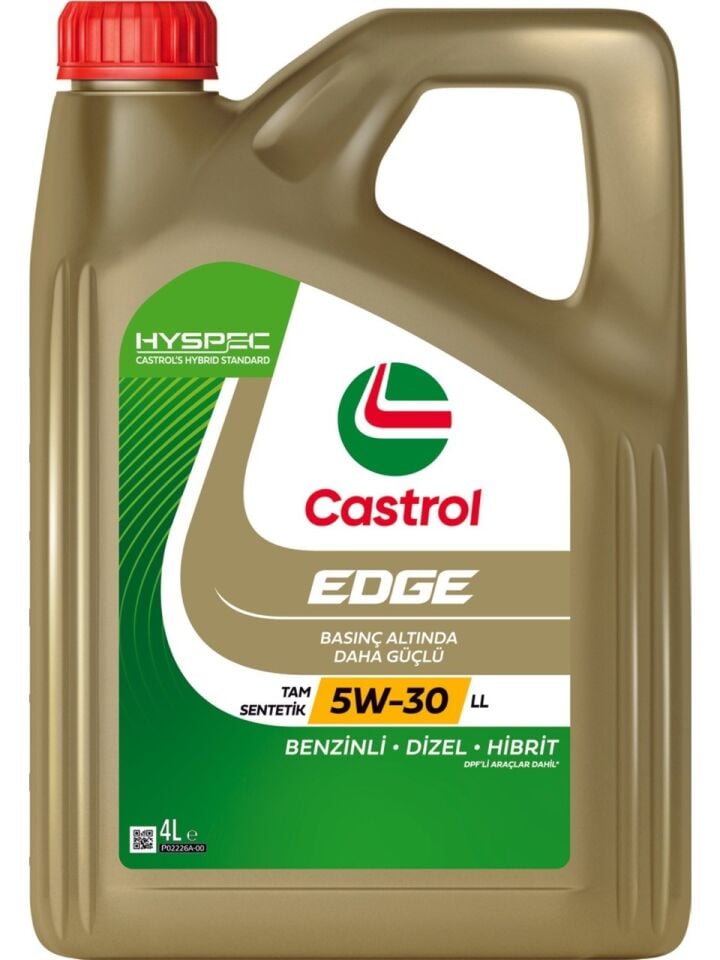 Castrol Edge 5W-30 LL 4 Litre Motor Yağı