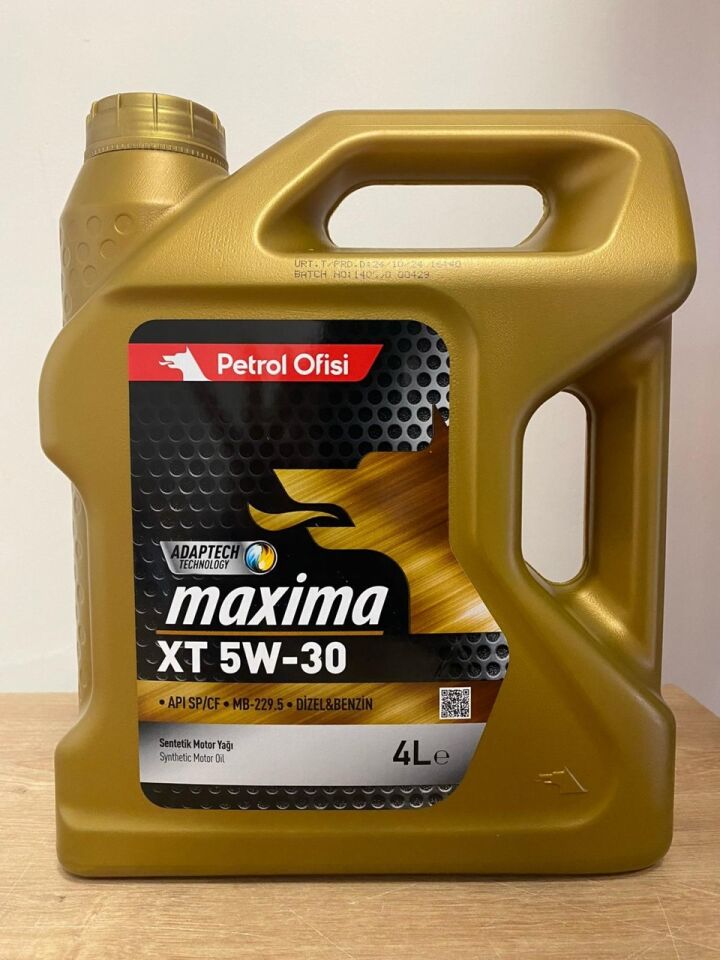 Petrol Ofisi Maxima Xt 5W-30 4litre Motor Yağı