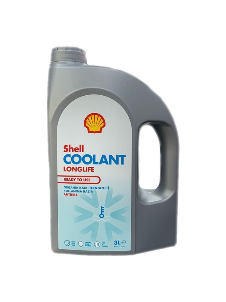 Shell Coolant Longlife RTU Organik Kırmızı Antifriz   3 Litre