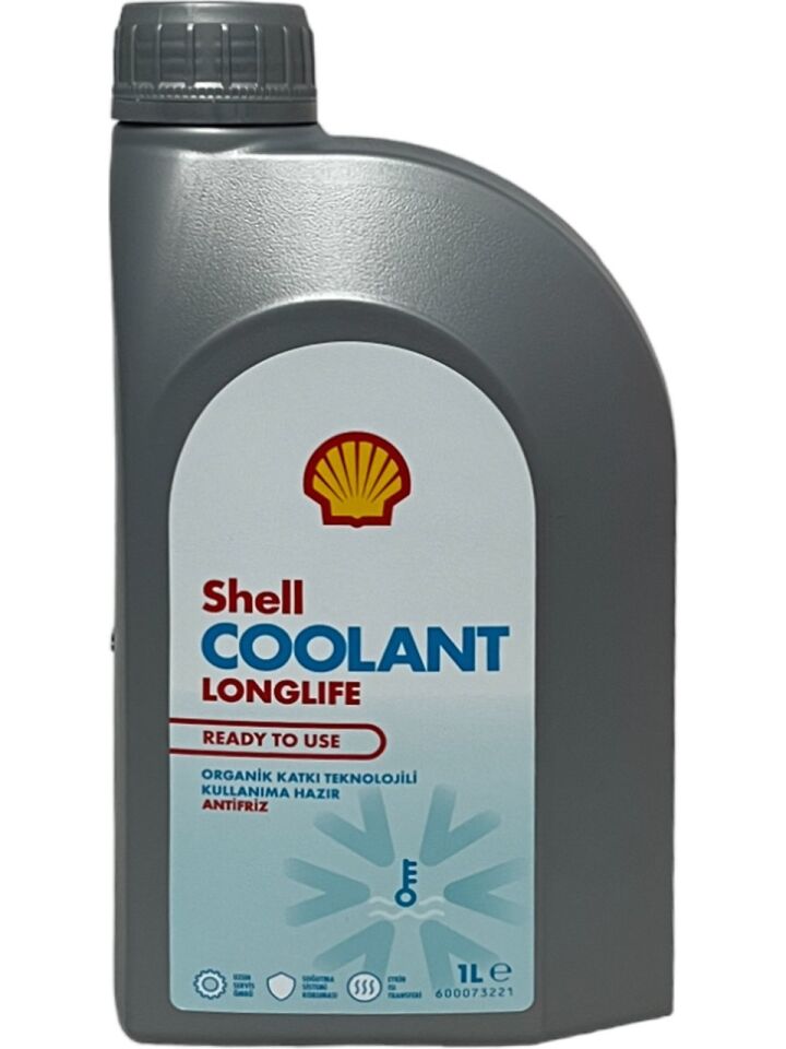 Shell Coolant Longlife 4 Mevsimlik Kırmızı Antifriz 1 Litre