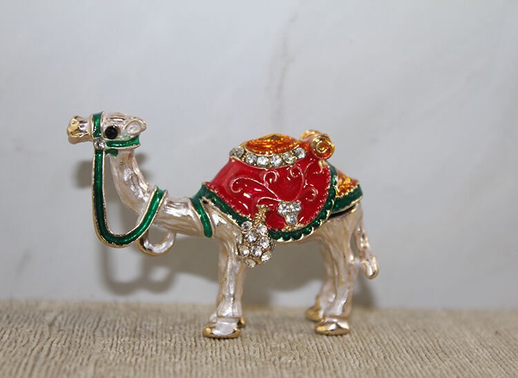 Swarovski Taşlı Minik Figür - Deve Model 2